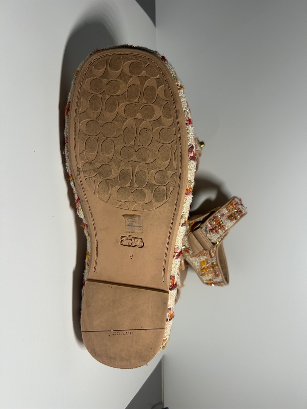 Coach Tweed Peyton Platform Sandals - Picture 9 of 13